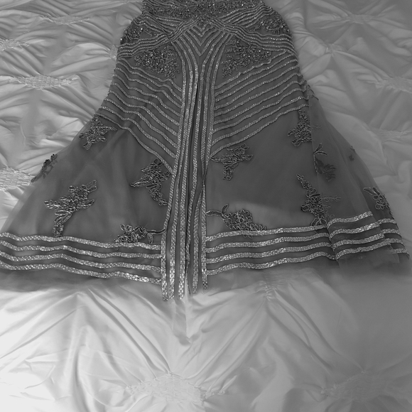 Mother Of The Bride Exquisite silver gown. - Picture 2 of 16